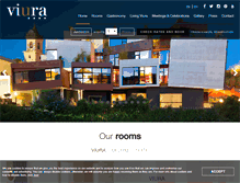 Tablet Screenshot of hotelviura.com